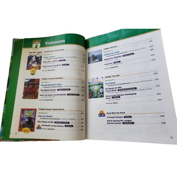 TREASURES Reading/language Arts 4th Grad Education School Book - Picture 6 of 12